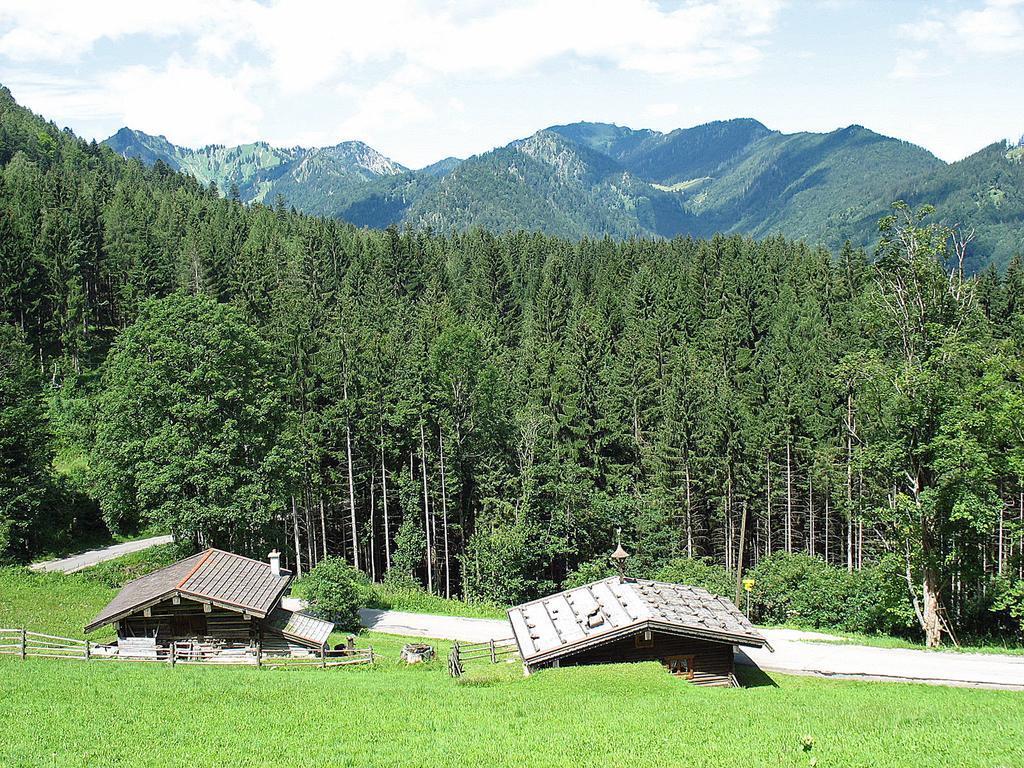 Almbruennerl Die Almhuette Auf Der Raffner Alm Ruhpolding Buitenkant foto