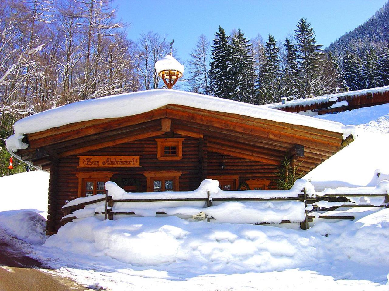 Almbruennerl Die Almhuette Auf Der Raffner Alm Ruhpolding Buitenkant foto
